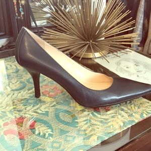 Navy Calvin Klein 3” pumps